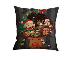 Amybria Platz Weihnachten Skissenbezug Start Autodekor Sofa Kissen Abdeckung Muster 12