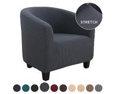 ChicSoleil Sesselschoner Sesselüberwurf Sesselhusse Sesselbezug Jacquard Elastisch Stretch Husse für Cafe Stuhl Sessel