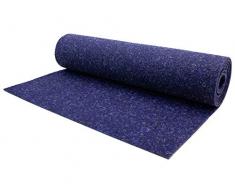 Nadelfilz Meterware TURBO B1 – Blau, 2,00m x 1,00m, Antistatische Zertifizierte Auslegeware, Schalldämmender Nadel-Vlies Bodenbelag, Teppichboden