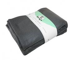 Close Up® Henrys Cozy Fleece Blanket - XXL Fleecedecke 220x240cm - Flauschige Wohndecke/Kuscheldecke in Grau