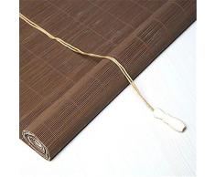 Bambusjalousien Bambus-Jalousien Fenster Sichtschutz Rollos Bambusrollos, Verdunkelungsvorhang, Klappvorhang, Sonnenschirm@1_1.2 * 2m