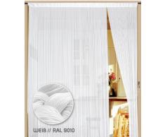 Fadenvorhang 100 cm x 300 cm (BxH) weiß