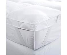 EDILLY Matratzentopper 160 x 200 cm, Microfaser, 5cm Höhe Kühlende Matratzenauflage, Atmungsaktive Matratzen Auflage