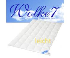 HANSKRUCHEN® | 975.50.033 | WOLKE 7® â Hochwertige Bettdecke â LEICHT â 240 x 220cm â 90% Naturdaunen / 10% Federchen â 1.030 gr. â Deutsches Qualitätsprodukt