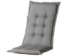 Dessin Panama grey Auflage, Hochlehner 75% Baumwolle 25% Polyester