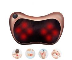 Shiatsu Massagekissen mit 8 Rollen 3D Massagekissen Knetkissen