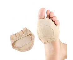 1 Paar Vorderfuß Mittelfußschmerzlinderung Kissen Ball Von Fuß-Pads Nackt