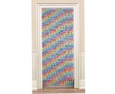 amscan International Hawaiian Türvorhang mit Stoffblüten