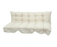 Doppler 2-teilige Hollywoodschaukel Auflage 900, 170x52x15 cm, Uni Natur