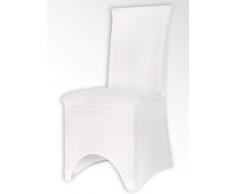 Stuhlhusse STRETCH weiss universell BÜGELFREI