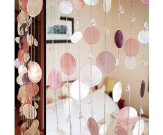 ZYCLSSRV Schale kristall perlen Vorhang,Nach Hause commercia tür Bildschirm Dekorative tür zeichenfolge Vorhang perlen-I