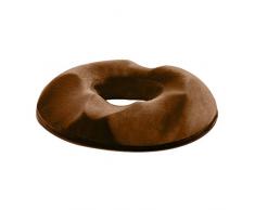 Office Memory Cotton Chair Hohlkissen, Donut Kissen Hämorrhoiden Kissen, Anti-Dekubitus postoperative Pad Seasons, Ischias und lindert Steißbein Druck durch Kissen(Dunkelbraun)