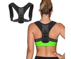GYL Hong Yuan Körperhaltung-Korrektor für Damen und Herren, Rückenstütze Haltungstrainer,Verstellbar Atmungsaktiv Haltungstrainer Geradehalter Körperhaltung und Unterstützung