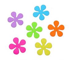 Sanixa PA70808 Premium Anti-Rutsch Sticker Blumen bunt | Für Wanne & Dusche | Antirutsch Aufkleber Saugmatte Duschmatte Badewannen-Matte