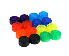 SUPVOX Fußschalter Topper Gitarre Effekt Fuß Nail Cap Pedal Topper Schutzkappe für Gitarre Pedal Wirkung 10 Stücke (Zufällige Farbe)