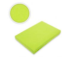 Wasserbettlaken Boxspringbettlaken Spannbettlaken 195 gsm Premium Qualität 200 x 220 cm Apfelgrün
