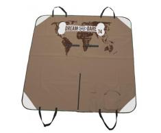 Europet Bernina 665-417102 Autoschondecke D&D En Route - World, 150 X 145 cm, braun