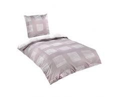 optidream JUBILÄUM Mikrofaser Wende Bettwäsche 4tlg Set 2X 135x200 cm 2X 80x80 cm Thirty-Five Taupe