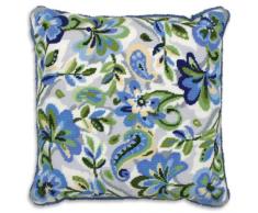 Anchor Stickkissen Blumenwandteppich/Paisley, Blau