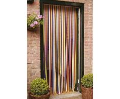 DRULINE Türvorhang Insektenschutzvorhang Insektenschutz Vorhang Tür Fliegengitter Streifenvorhang 90x210 cm