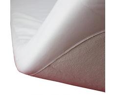 DWD-Company Molton MATRATZENSCHONER 11 GRÖßEN WÄHLBAR MATRATZENAUFLAGE BETTEINLAGE INKONTINENZ WASSERDICHT 100% Baumwolle (80x200cm)