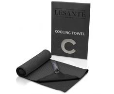 Lesanté kühlendes Handtuch für Sport, Freizeit & Fitness – Mikrofaser Sporthandtuch mit Kühleffekt – Kühltuch bei der Arbeit, Yoga, Trekking & Joggen – Cooling Towel