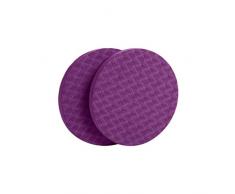 CRE87 Yoga Kissen 1 Paar Kniekissen für Yoga- schützt die Knie- Hände- Handgelenke und Ellbogen- umweltfreundlich und leicht- Knieschoner Ellenbogen Schutz Sport Zubehör(Marine)