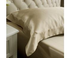Jasmine Silk Luxus 100% Seide Kissenbezug Silk pillowcase (Champagner) 50x75+7cm