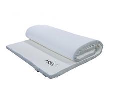 Ebitop Matratzenauflage, Visko-Matratzenauflage, EBI - A 100.4 Mlily Traum-Schlaf Visko-Matratzenauflage, Matratzenauflagen, Auflage, viscoelastische Topper 100x200x4 cm, weiß