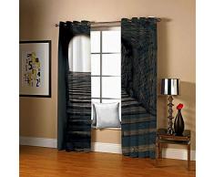 SFALHX Gardinen Blickdicht Ösen Gardinen Gardinen Wohnzimmer Thermo Gardinen Blickdicht Kinder Vorhänge Schlafzimmer Dekoschals Gardine 2 x B140 x H245cm/Türöffnung