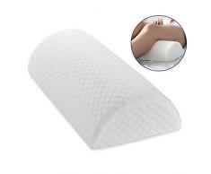 Guiffly Orthopädisches Kniekissen Gedächtnisschaum Beinkissen für Beinlagerungskissen, Ergonomische orthopädische Kontur Seitenschläfer Kissen für Knie, Bein, Hüfte, Rücken