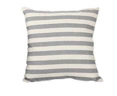 OdeJoy Streifen Gedruckt Kissen Zuhause Dekoration Sofakissen Kapok Kissen Buchweizenkissen Paillettenkissen Gesundheitskissen Nackenkissen Muster Taille Kissen Stützkissen (Grau,1 PC)
