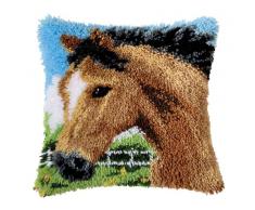 Vervaco Knüpfkissen mit Knüpfhaken, Multi Colored