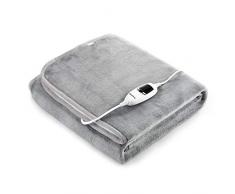 Wärmeunterbett mit Abschaltautomatik 150 * 80cm, Flanell Heizdecken mit 7 Temperaturstufe Elektrische, Waschbar