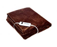 Promed Kuschelheizdecke KHP-2.3, Elektrische Heizdecke mit Abschaltautomatik, Wärmedecke, XXL Decke, 180x130 cm, 10 Temperaturstufen, 1-9 Std Laufzeit, waschbar, Kuscheldecke mit Überhitzungsschutz