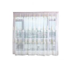 Serria® Vorhang Verdunkelungsgardinen Gardinen Schlafzimmer Weiß 100cm x 200cm