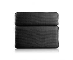 Homie Wasserdichtes Whirlpool-Kissen rutschfeste Whirlpool-Kissen Saugnäpfe Extraweiche Kopfstützenkissen Badewannenkissen Wannenkissen, Schwarz