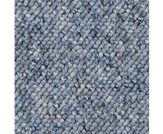 BODENMEISTER BM72181 Teppichboden Auslegware Meterware Schlinge blau 200, 300, 400 und 500 cm breit, verschiedene Längen, Variante:, 4 x 3 m