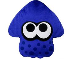 Nintendo Splatoon 2 Tintenfisch Kissen – Hellblau – Offizielles San-Ei Plüsch