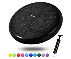 Trideer Balancekissen, Ballsitzkissen inkl. Pumpe für Fitness, Reha, Rückentraining und Coordination, Anti-Burst Sitzkissen Balance Board Balance Kissen Wackelbrett