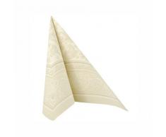 Papstar Servietten / Tissueservietten champagner Royal Collection, Ornaments (50 Stück) 40 x 40 cm, 1/4-Falz, für Gastronomie, Haushalt oder Partys, FSC-zertifizertes Gewebe, #11681