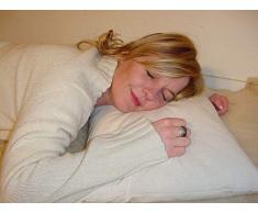 Natur-Kopfkissen, Nackenkissen, Nackenstützkopfkissen, 40x60cm, Naturkissen, Kopfkissen, Bio, Naturmaterialien, Kissen, Hirse, Kapok, Baumwolle