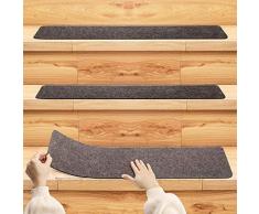 Pretigo Anti-Rutsch-Teppich-Stufen, Set mit 7 Stück, rutschfest, für Kinder, Ältere und Hunde