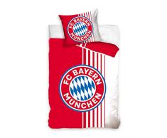 FC Bayern München Bettwäsche 140x200cm rot/Weiss BMFC201002-P