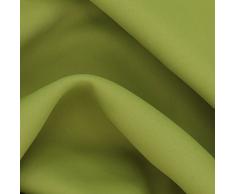 heimtexland 1 Paar Thermo- & Verdunklungsgardinen mit Kräuselband in grün HxB 245x135 cm - ÖKOTEX geprüft - GESUND WOHNEN - Licht- Schall- Wärme- und Kälteisolierend Gardine Vorhang blickdicht Verdunkelung Inhalt 2 Stück Typ139