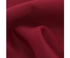 heimtexland ® Thermo- Verdunklungsgardine Ösenschal isolierend verdunkelnd schalldämmend Blickdicht Gesund Wohnen Vorhang ÖKOTEX Gardine HxB 245x135 Bordeaux-Rot Typ139
