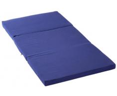 Kettler Reisebettmatratze für Kinder - faltbares Reisebett mit Schutzhülle - Matratze 60x120 - atmungsaktive, waschbare Klappmatratze aus Baumwolle mit Fliesfüllung - blau