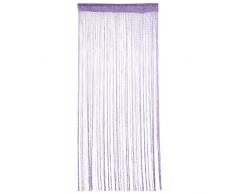 SEVENHOPE Fadenvorhang im Tautropfen Design Fadenvorhang Fadenstore Raumteiler Fliegenschutz oder als Festliche saisonale Dekoration 95cm x 200cm (lila)