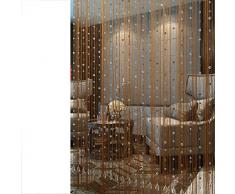 ZYCLSSRV Faux kristall perlenvorhang,Dekorative tür zeichenfolge Vorhang perlen Bead Vorhang und Linie Vorhang-A