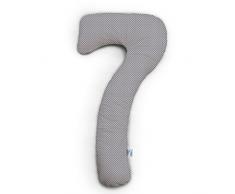 Theraline | my7 - Seitenschläferkissen | inkl. Außenbezug Punkte grau